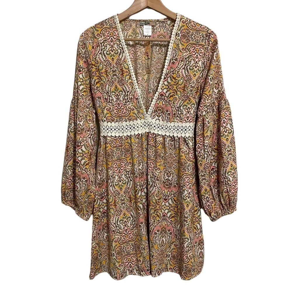 NWT Love Squared Woman’s Junior long sleeves Dress Size M